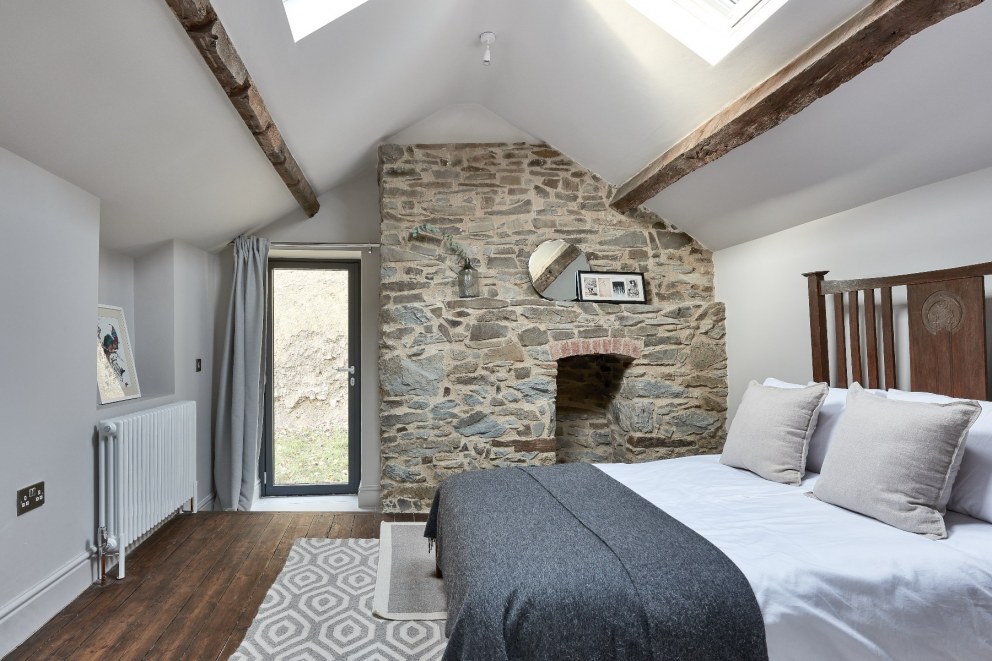 Welsh Farmhouse renovation | Light filled bedroom in Victorian cottage | Interior Designers
